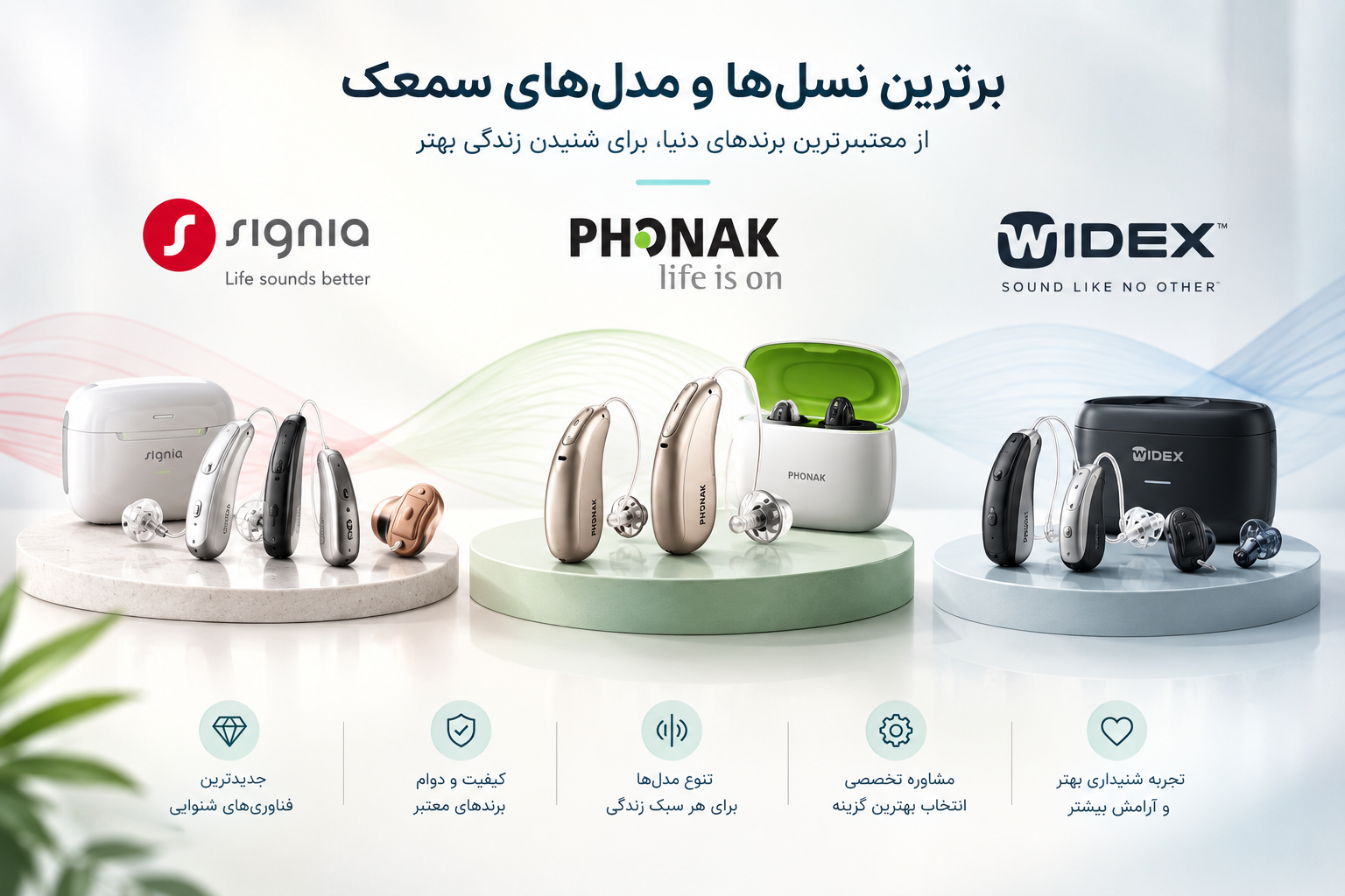بهترین سمعکهای هر برند در مشهد | معرفی برترین نسلهای سمعک